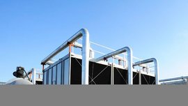 Eine Industrie Klima- und Lüftungsanlage