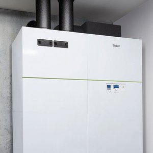 Wärmepumpe in einem Modernen Raum